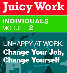 Change your Job/Change yourself workshop training by Sandy Mosley of Juicy Work